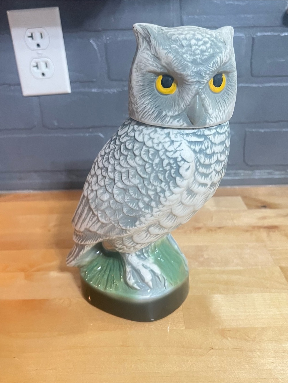 Screech Owl Vintage 1979 Jim Beam Decanter Regal Collectible Barware Bar